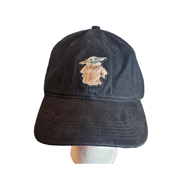 Star Wars Other - Star Wars The Mandalorian The Child Baby Yoda Adjustable Baseball Cap Hat, Black